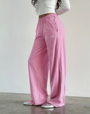 Motel Rocks Benton Jogginghose Damen Rosa Weiß | JUB2030UC