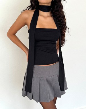 Motel Rocks Jeldia And Scarf Set Bandeau-Bh Damen Schwarz | DPX6166UX