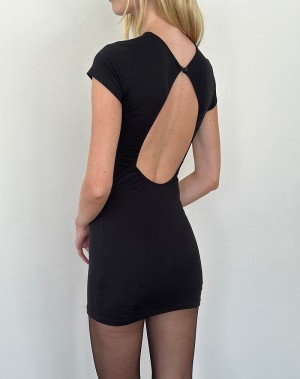 Motel Rocks Kyuki Minikleid Damen Schwarz | COI9764EM