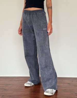 Motel Rocks Loose Jogginghose Damen Schwarz Weiß | FXC6366IL