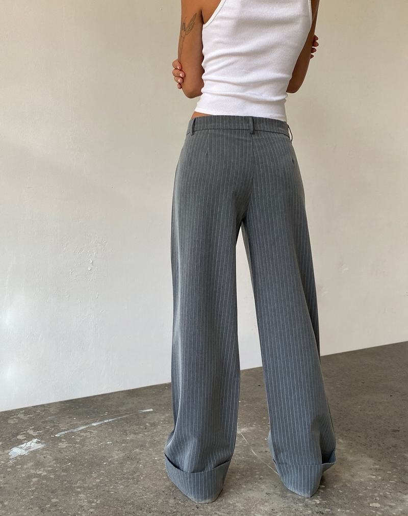 Motel Rocks Abba Low Rise Hosen Damen Grau | DXB1111OS