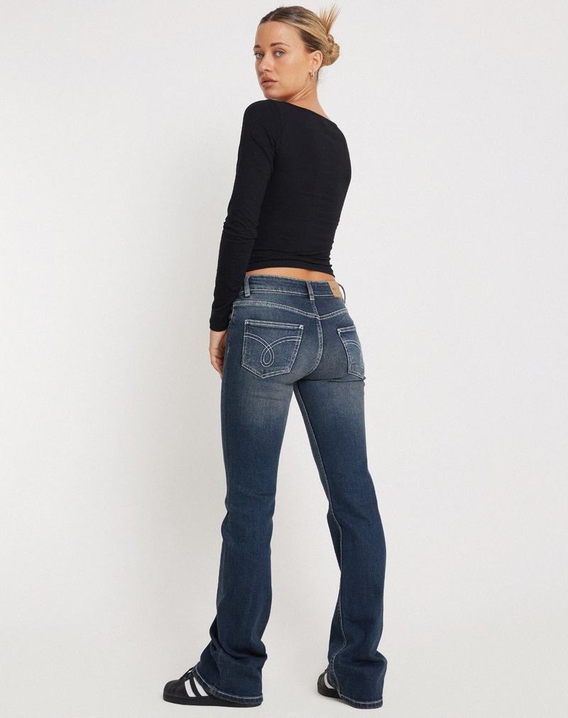 Motel Rocks Amabon Long Sleeve Kurz Geschnittene Oberteile Damen Schwarz | YAC9382AW
