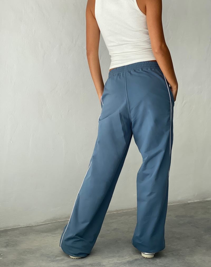 Motel Rocks Benton Weite Leg Jogginghose Damen Blau | PRW8049CE