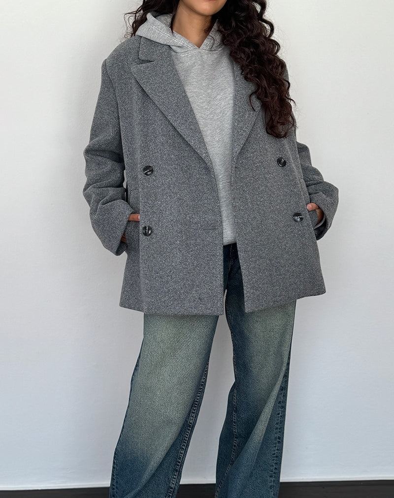 Motel Rocks Binaiya Oversized Blazer Damen Grau | GAI6339XM