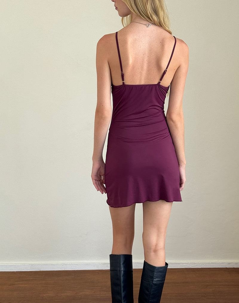Motel Rocks Britney Minikleid Damen Lila | VFH5933TB