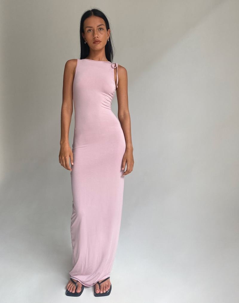 Motel Rocks Elinor Maxikleid Damen Rosa | JQK7840LV