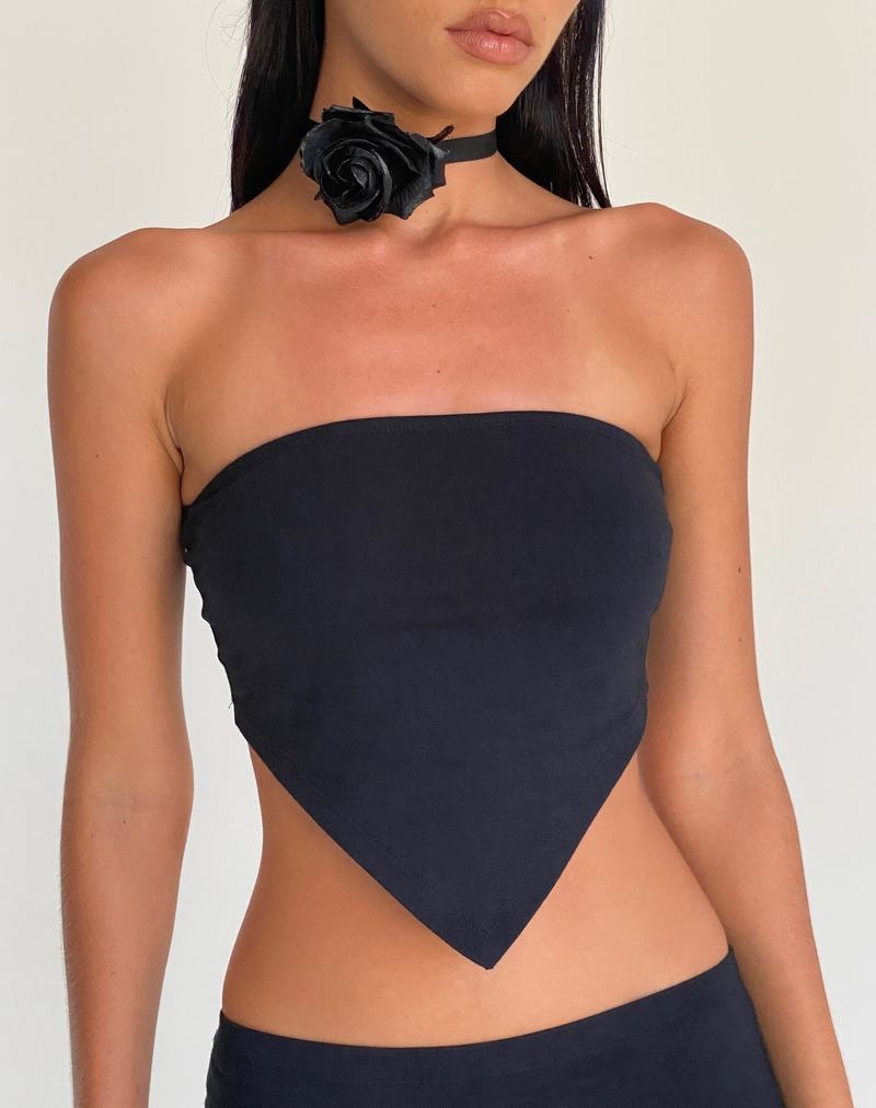 Motel Rocks Ladshe Bandeau-Bh Damen Schwarz | JXI8977EP