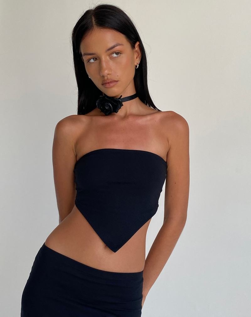 Motel Rocks Ladshe Bandeau-Bh Damen Schwarz | JXI8977EP