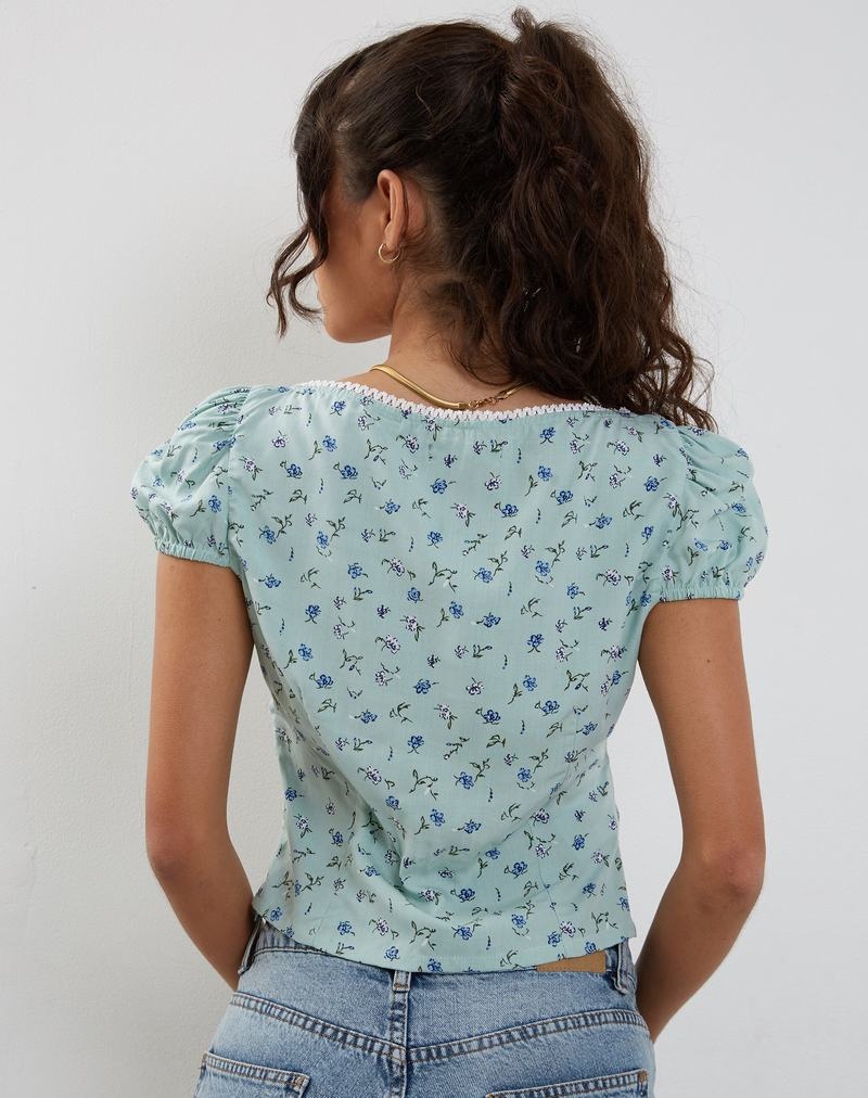 Motel Rocks Laz T-shirts Damen Grün | JNS7913KR