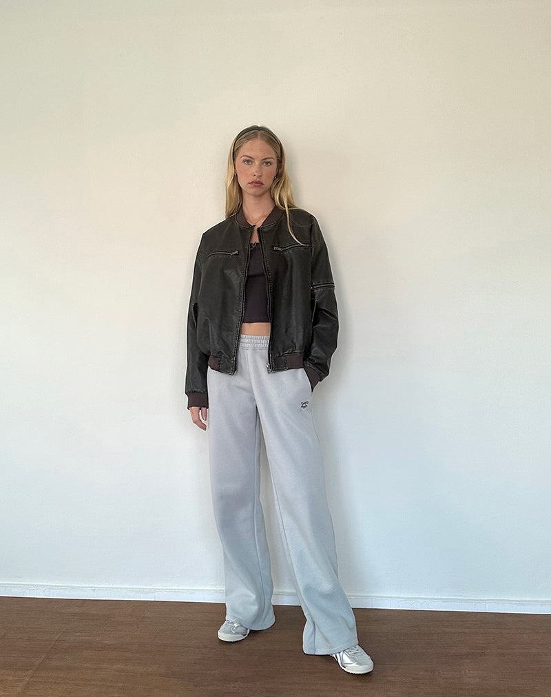 Motel Rocks Loose Jogginghose Damen Grau | AZD5278WA