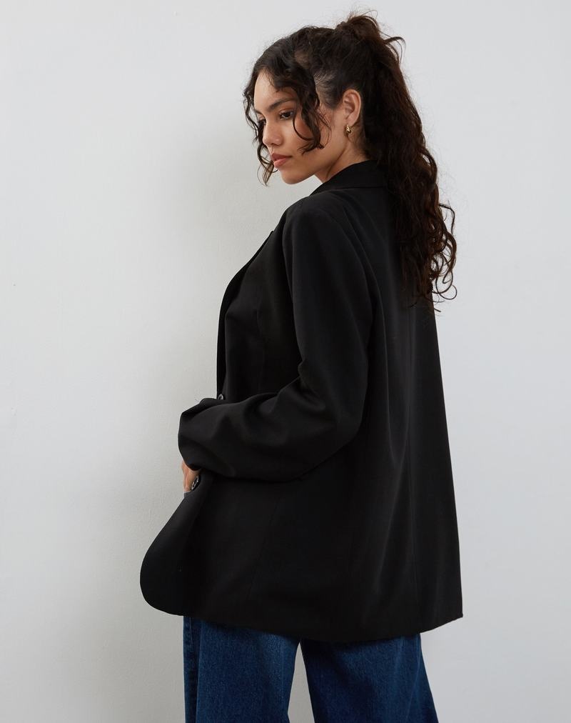 Motel Rocks Maiwa Tailoring Blazer Damen Schwarz | AOX7533LY