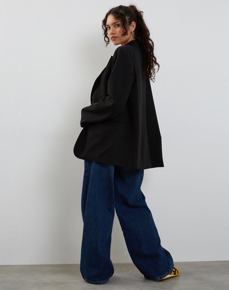 Motel Rocks Maiwa Tailoring Blazer Damen Schwarz | AOX7533LY