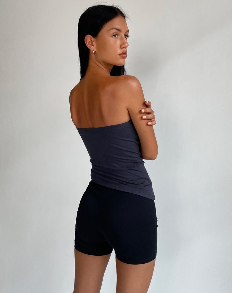 Motel Rocks Minase Asymmetric Bandeau-Bh Damen Blau Grau | OMR7146VD