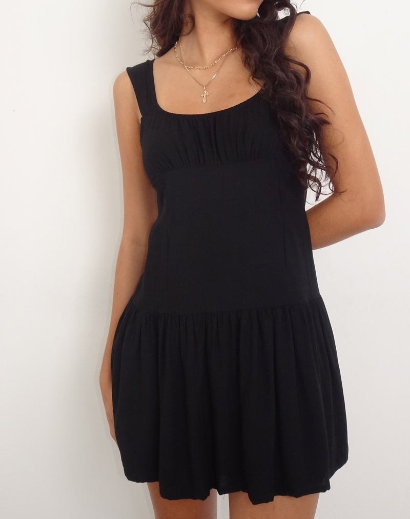 Motel Rocks Nihao Minikleid Damen Schwarz | LVB1941LS