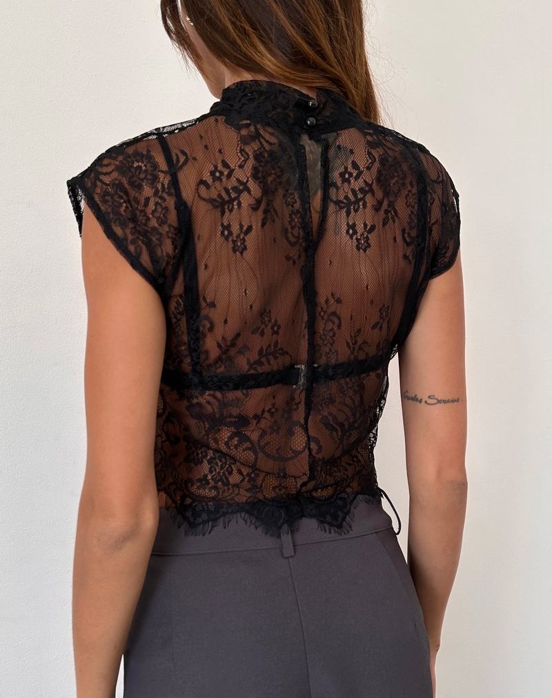 Motel Rocks Nioly Unlined T-shirts Damen Schwarz | PXK5972NC