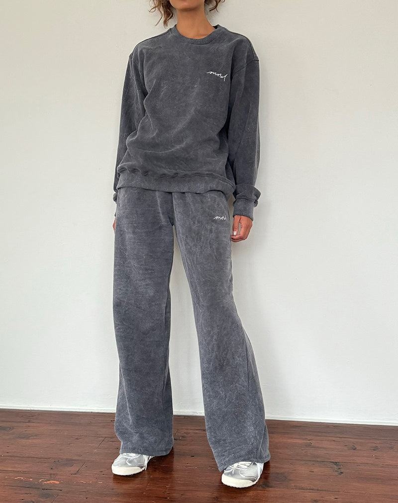 Motel Rocks Tillie Pullover Damen Schwarz Weiß | JKH9338NG